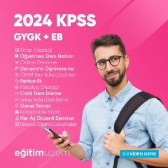 2024 KPSS GYGK + EB Video Ders
