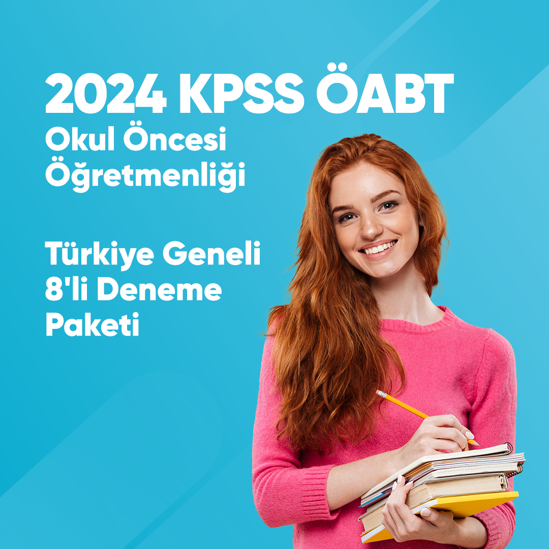 2024 KPSS ÖABT Okul Öncesi Öğretmenliği Türkiye Geneli 8'li Deneme