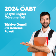 2024 KPSS ÖABT Sosyal Bilgiler Öğretmenliği Türkiye Geneli 8'li Deneme