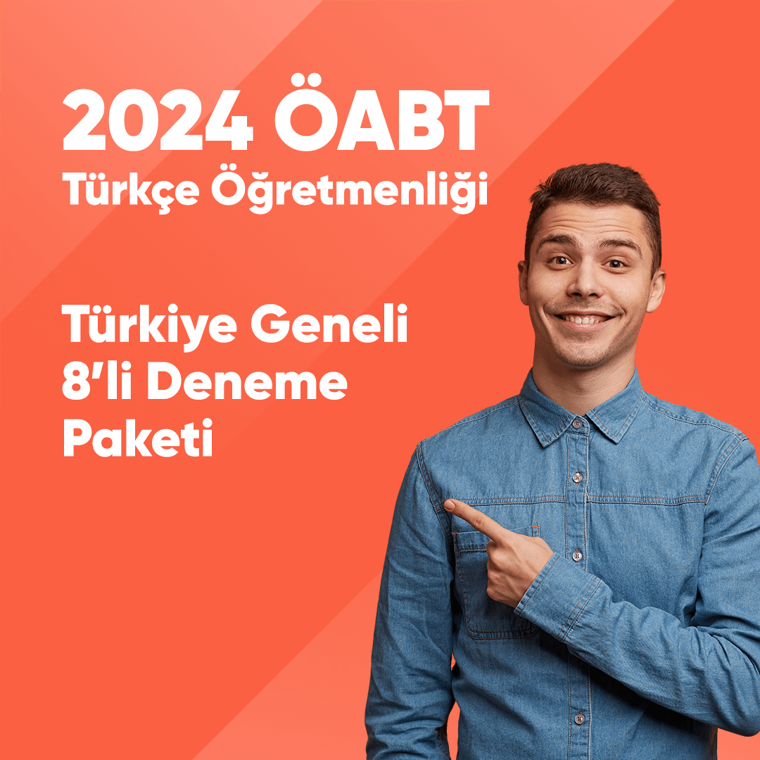 2024 KPSS ÖABT Türkçe Öğretmenliği Türkiye Geneli 8'li Deneme
