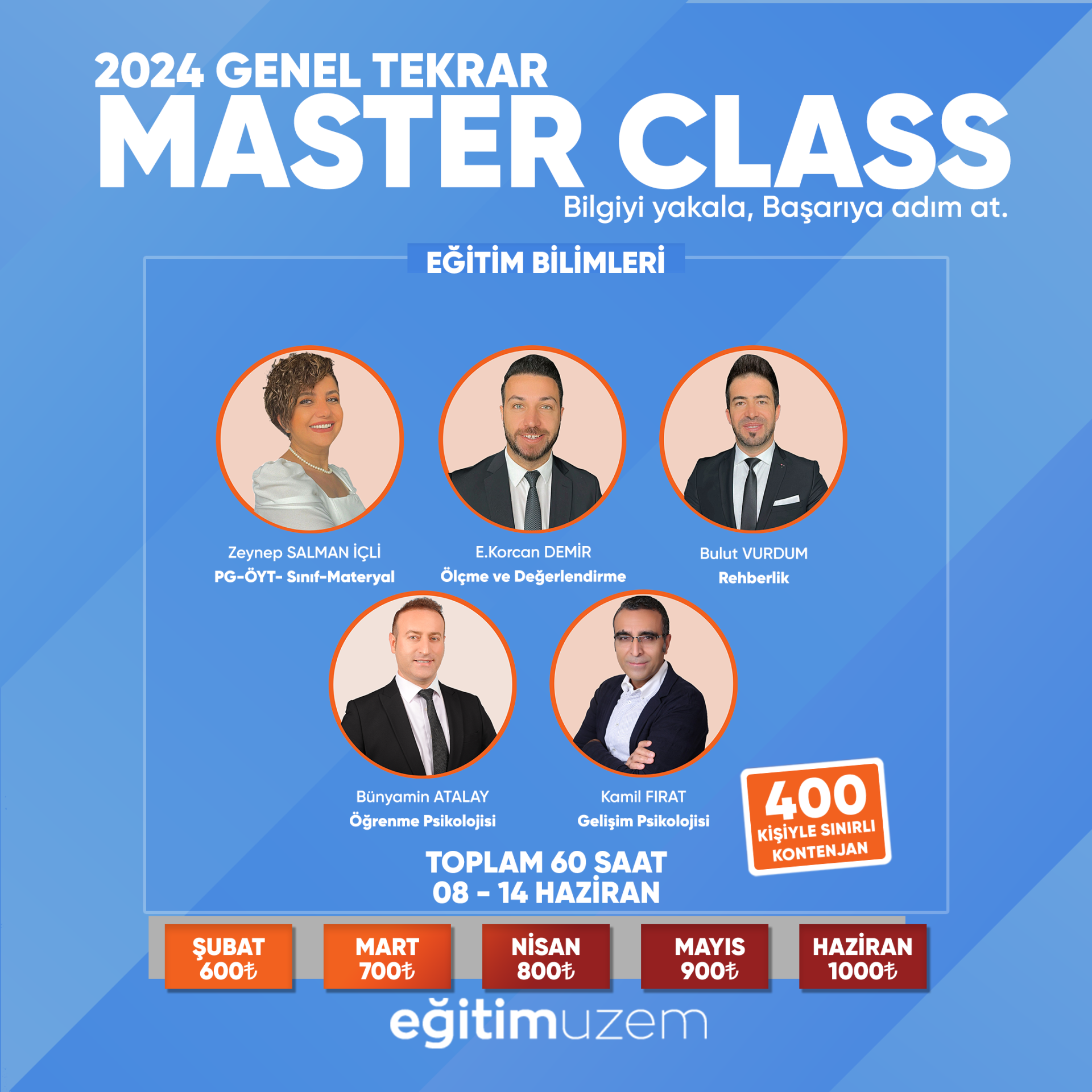 2024 KPSS Genel Tekrar Master Class Eğitim Bilimleri