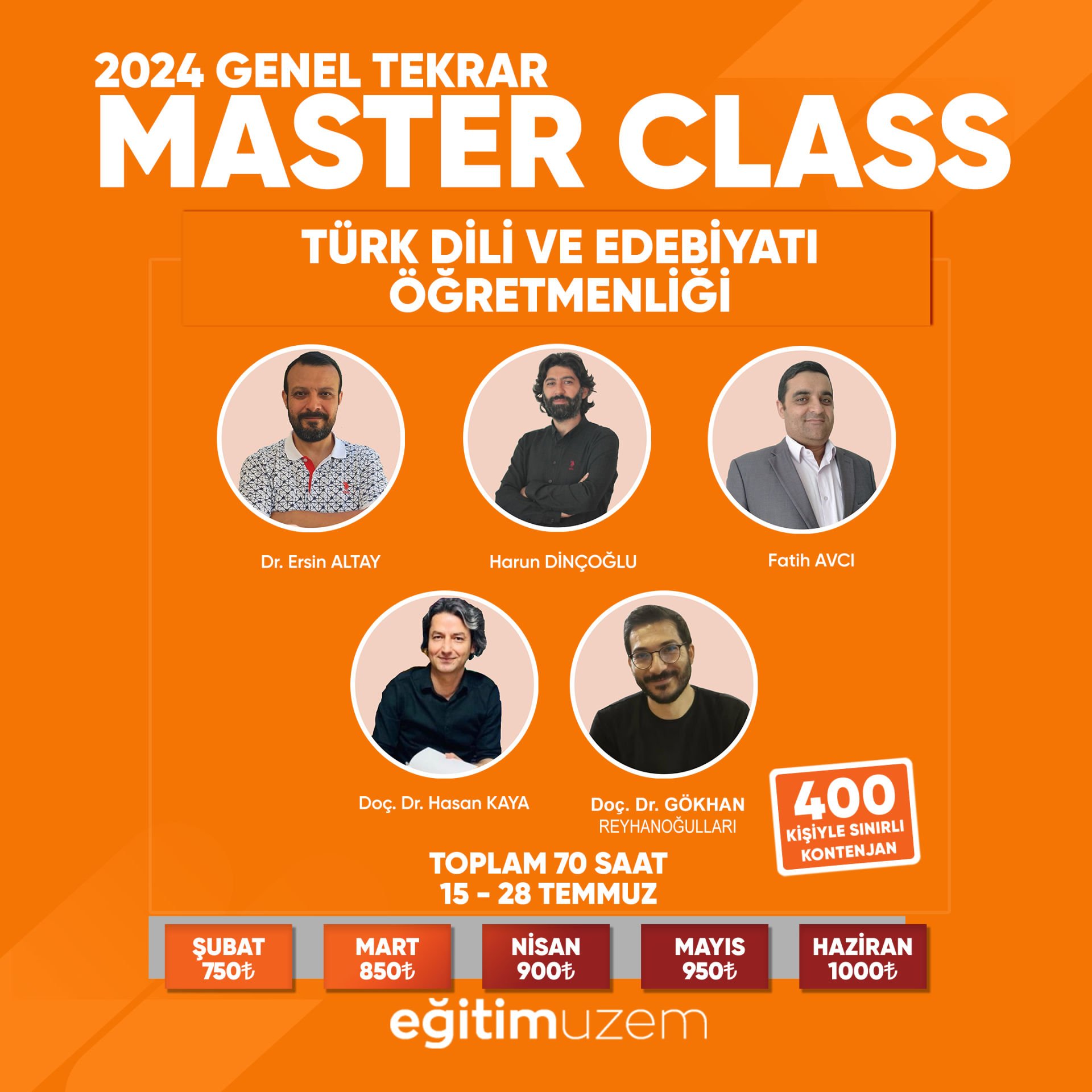2024 KPSS Genel Tekrar Master Class ÖABT Türk Dili ve Edebiyatı Öğretmenliği
