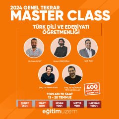 2024 KPSS Genel Tekrar Master Class ÖABT Türk Dili ve Edebiyatı Öğretmenliği