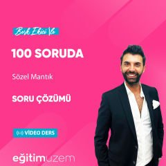 2024 KPSS GYGK Berk Ekici İle 100 Soruda Sözel Mantık Soru Çözümü Canlı Ders