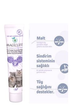 Magiclife Hairball Malt Paste 100gr Kediler Için Tüy Yumağı Önleyen Malt Paste