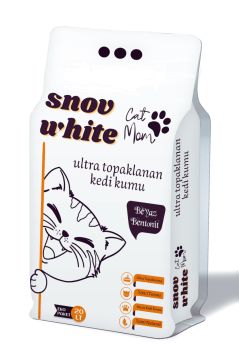 Snow White 20lt Beyaz Bentoint Kokusuz Ince Taneli Kedi Kumu Ultra Topaklama