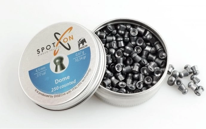 Spoton Dome 4,5 mm Havalı Tüfek Saçması (10,34 Grain - 250 Adet)