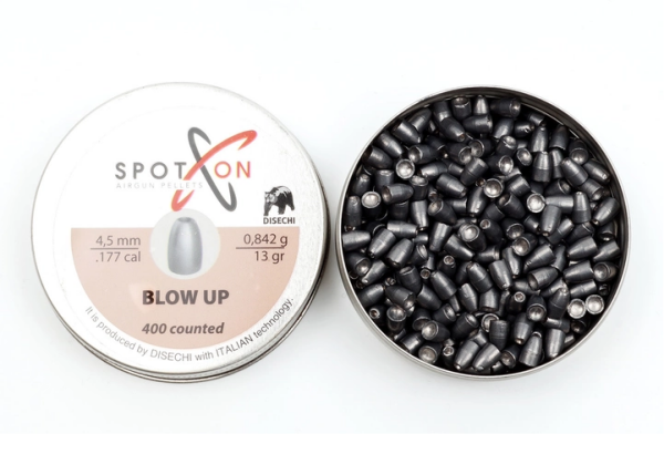 Spoton Blow Up 4,5 mm Havalı Tüfek Saçması (13 Grain - 400 Adet)