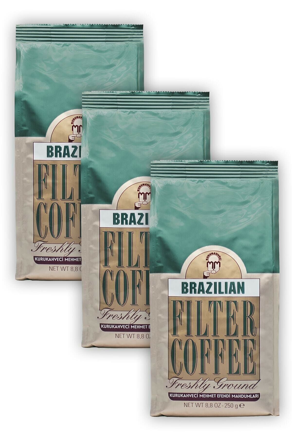 Brazilian Filtre Kahve 250 G X 3 Adet Kurukahveci