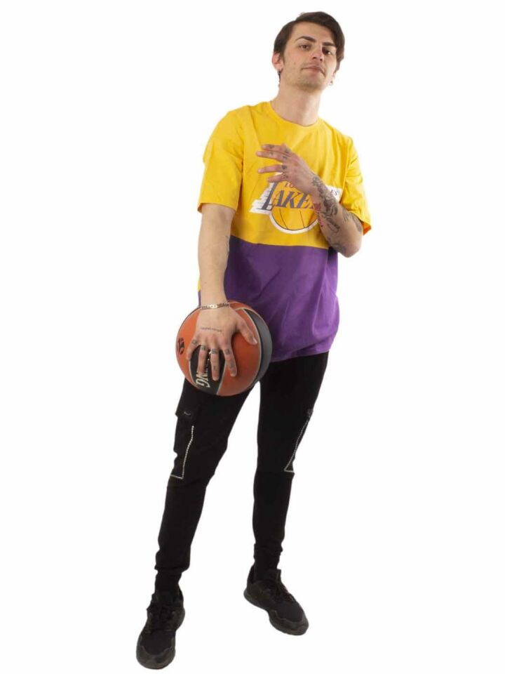Los Angeles Lakers NBA Basketbol Oversize Tişört