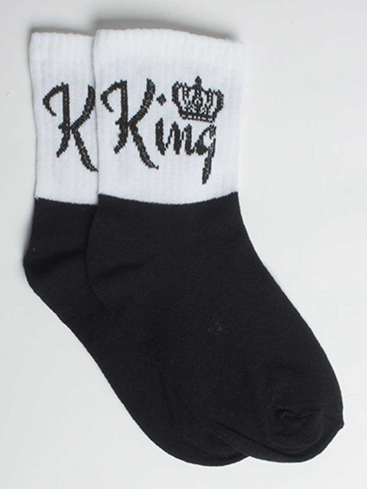 King Desenli Kolej Çorap