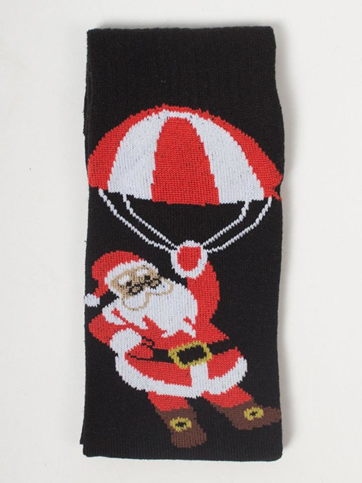 Noel Baba Desenli Unisex Çorap NT74