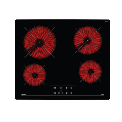 Teka TB 6415 Vitroseramik Elektrikli Siyah Ankastre Ocak