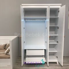 Vienna MDF Lake 3 Kapılı Dolap