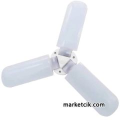 Marketcik 40 Watt 3 Kollu Led Pervane Ampul