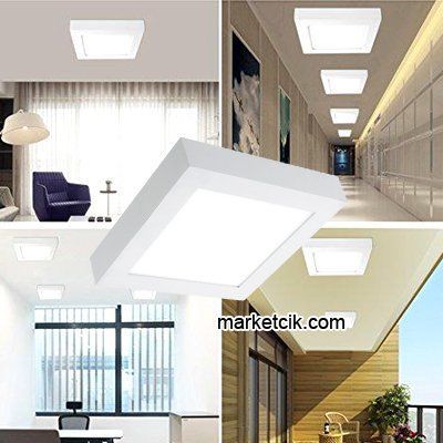 Cata CT-5274 30 Watt Sıva Üstü Kare Led Panel Armatür Günışığı-Beyaz Işık