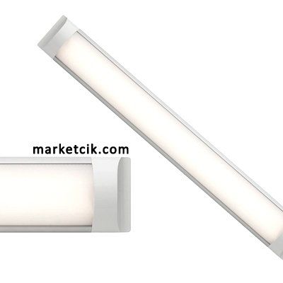 Marketcik 60cm 18 Watt Yatay Led Bant Armatür Beyaz-Günışığı Işık