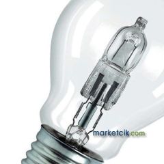 Marketcik 28 Watt E14 Klasik Normal Halojen Soft-Buzlu Top Avize Ampulü, 40-50 Watt Işık