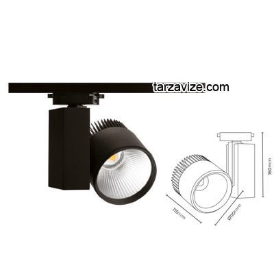 Marketcik 44 Watt Led Ray Spot Armatür Beyaz ve Günışığı Işık Osram-Samsung Led