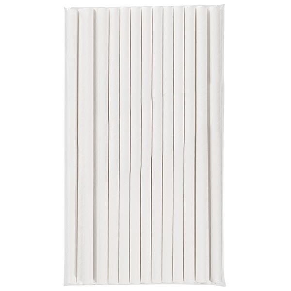 8 x 24 Beyaz Frozen Kağıt Pipet Kağıt Sargılı