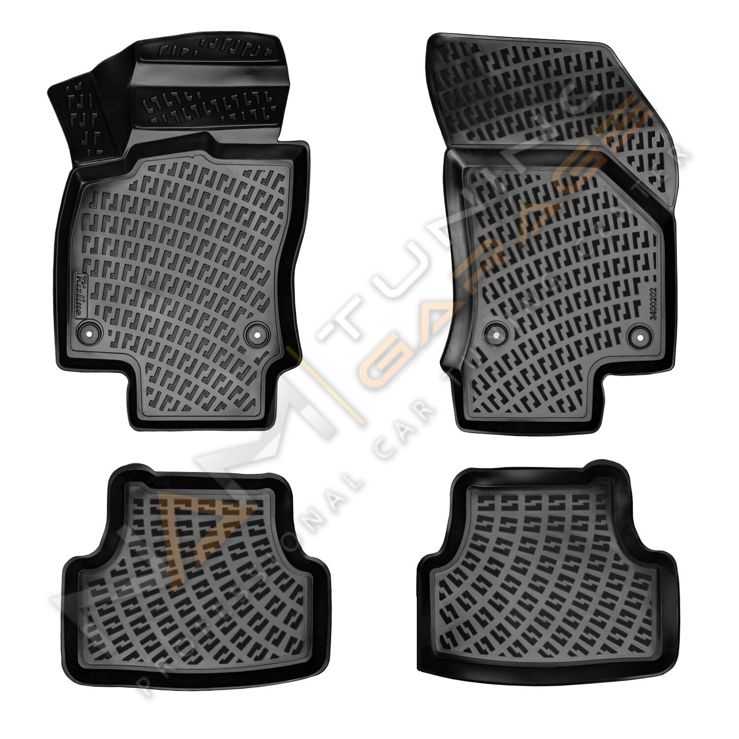 Rizline Nissan Qashqai 2006-2013 Havuzlu 3D Paspas Takımı Seti Tam Uyumlu A++ Profesyonel Oto Paspas