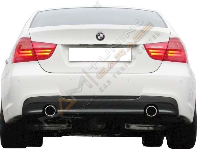 BMW E90 Difüzör M Technic St Sağ+Sol/Tekli Çıkış 2004-2011