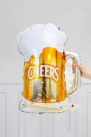 Bira Bardağı Şekilli Folyo Balon Cheers Bira Balon