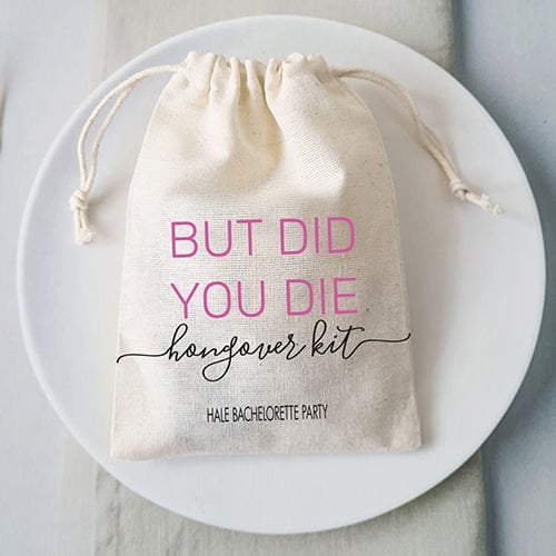 But Did You Die Kişiye Özel Baskılı Hangover Kit Kesesi