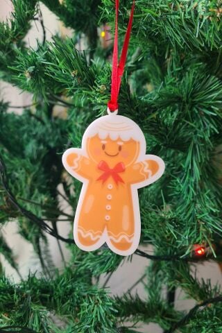 Kurabiye Adam Yılbaşı Ağaç Süsü Gingerbread Man