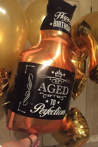 Viski Şişesi Şeklinde Folyo Balon Doğum Günü Balonu 90cm
