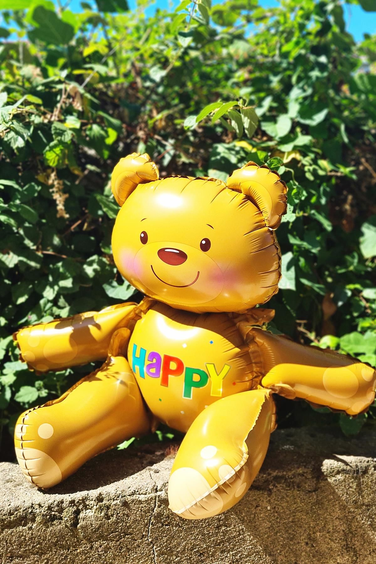Oturabilen Ayı Balon Teddy Bear Tatlı Ayı Doğum Günü Parti Balonu