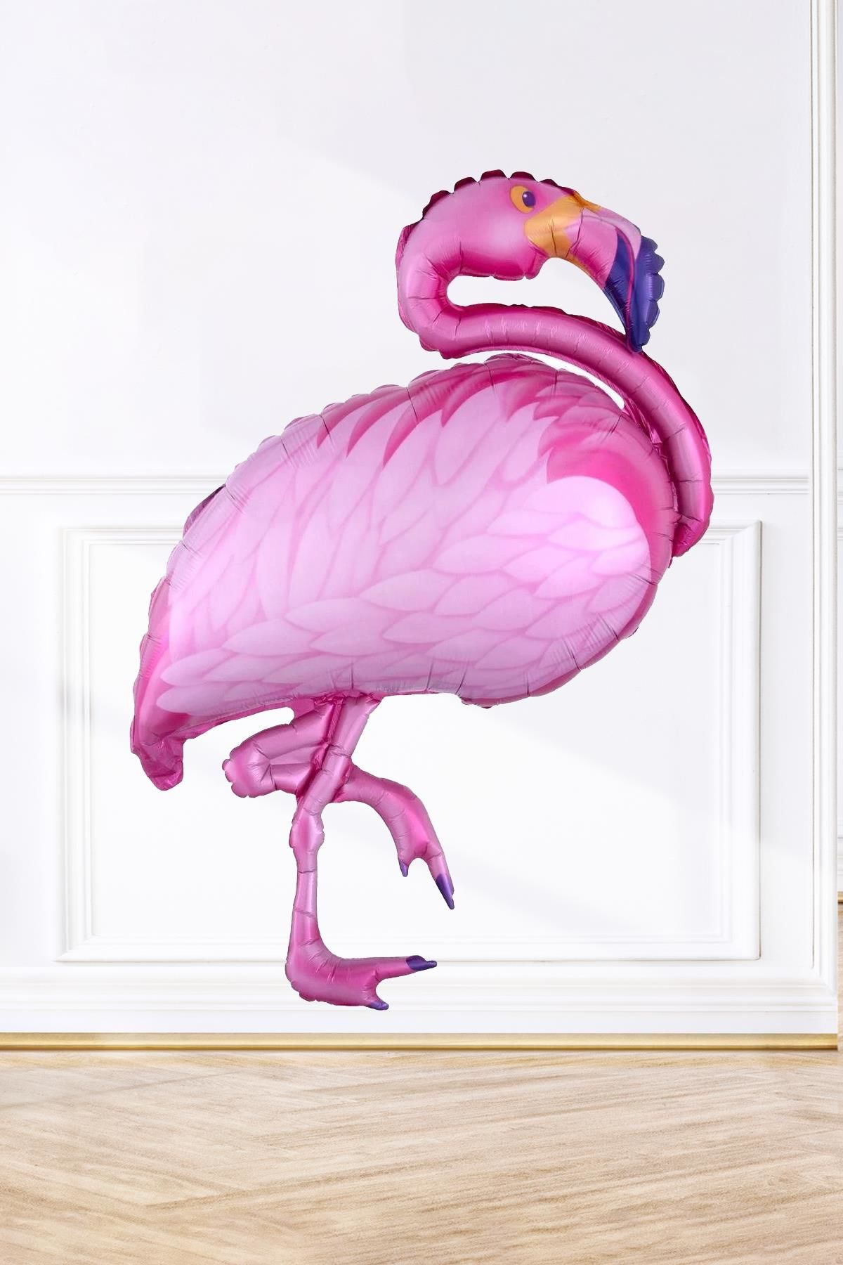 Flamingo Folyo Balon PEMBE 100cm