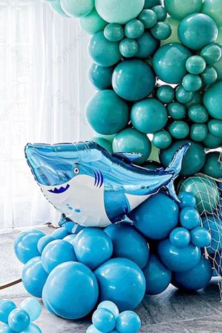 Köpek Balığı Folyo Balon Büyük Shark Köpek Balığı Balon