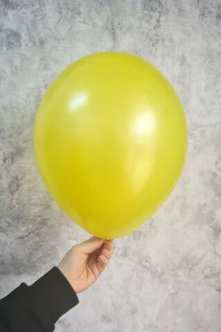 Sarı Balon 10 Adet - 12 inc 30 cm Parti Balonu