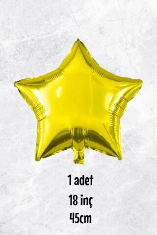 Yıldız Balon GOLD Yıldız Folyo Balon 18