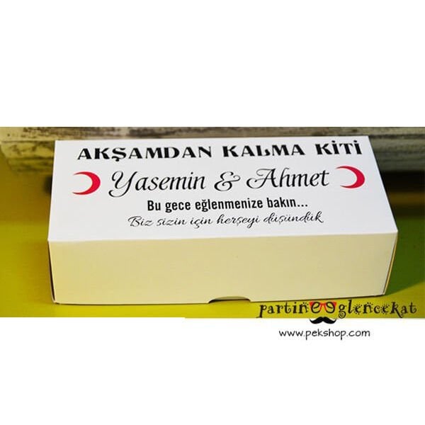 İsim Yazılı Hangover Kit Kutusu