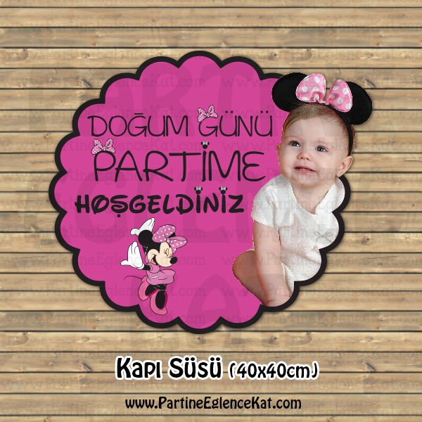 Kapı Süsü - Minie Mouse Konsept