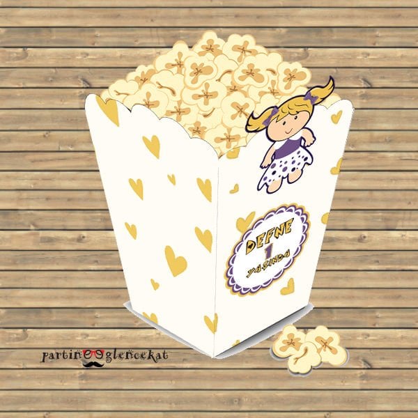 Oyuncak Bebek Konsept Popcorn Kutusu