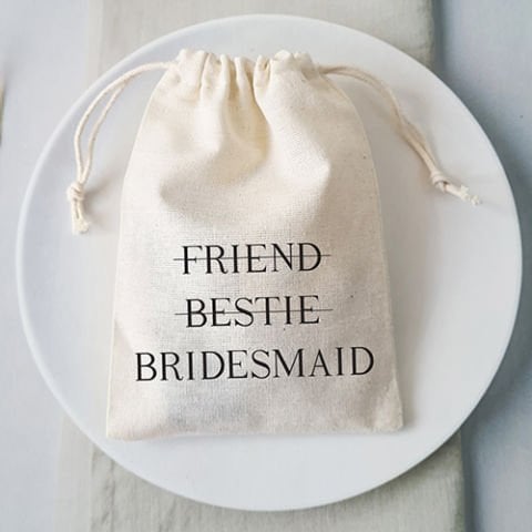 Friend - Bestie - Bridesmaid Hediye Kesesi