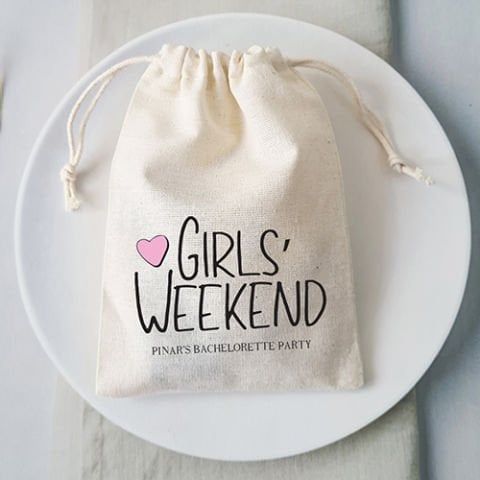 Girls Weekend İsimli Hediye Kesesi