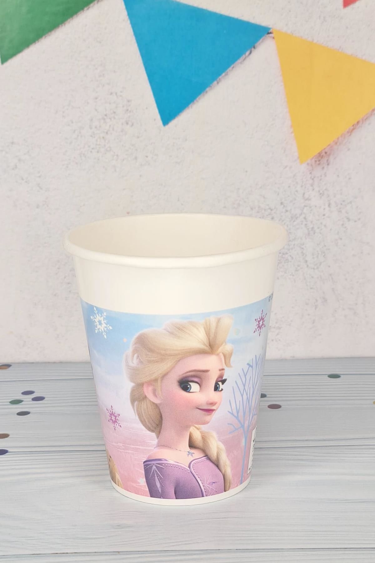 Frozen Elsa Karton Bardak 8li