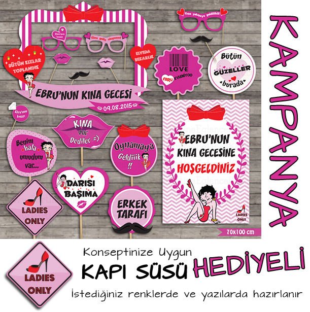 Betty Boop Konsept 3'lü Kampanyalı Paket