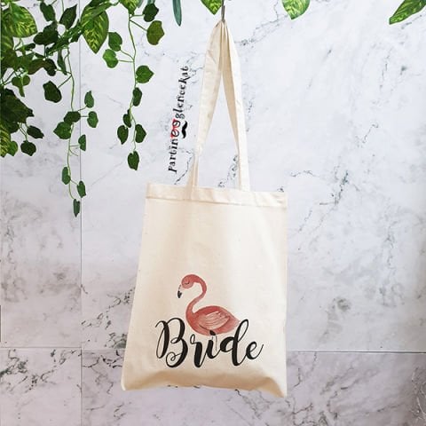 Flamingo Konsept Bride Yazılı Çanta