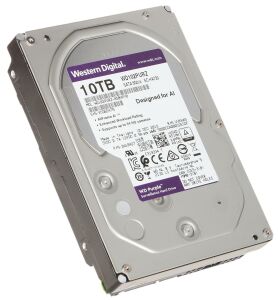 WD Purple WD102PURZ 10TB 3.5″ 7200RPM 256MB SATA3 7x24 Güvenlik Diski