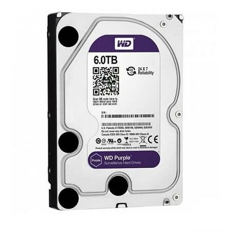 WD Purple WD63PURZ 6TB 3.5″ 5700RPM 256MB SATA3 7x24 Güvenlik Diski