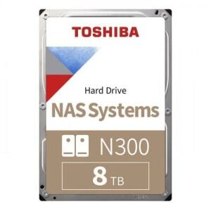 Toshiba N300 HDWG180UZSVA 3.5''  8 Tb 7200 Rpm Sata 3 Nas Harddiski