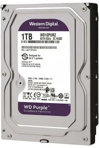 Western Digital Purple WD10PURZ 1 Tb 5400Rpm 64mb Sata3 7/24 Güvenlik Harddiski