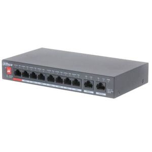Dahua DH-PFS3010-8GT-96 8 Port 2xRj45 96w Gigabit Yönetilemez Poe Switch