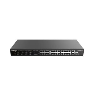 Reyee RG-ES126S-P V2 24 Port 370W 2xGigabit Uplink, 1xSfp Yönetilemez Poe Switch