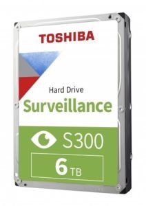 Toshiba S300 Surveillance HDWT860UZSVA 6TB 256MB 5400Rpm 3.5'' SATA3 7/24 Güvenlik Diski